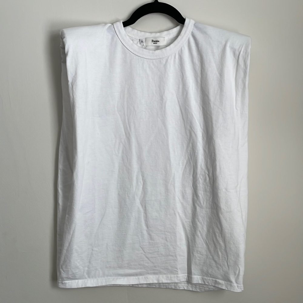 FRANKIE SHOP PADDED SHOULDER TANK